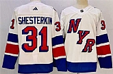 Men's New York Rangers #31 Igor Shesterkin White 2024 Stadium Series Stitched Jersey,baseball caps,new era cap wholesale,wholesale hats